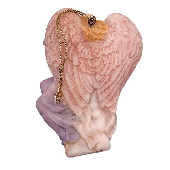 Vintage 1994 Roman Inc Seraphim Classics Lydia Winged Poet Angel Ornament in Box - Picture 4 of 6